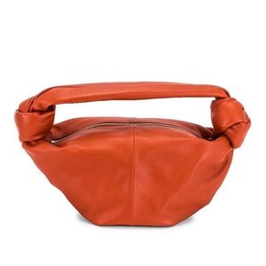 Bottega Veneta Orange Double Knot Top Handle Bag